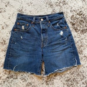 501 Original High Rise Mid-Thigh Women’s Shorts